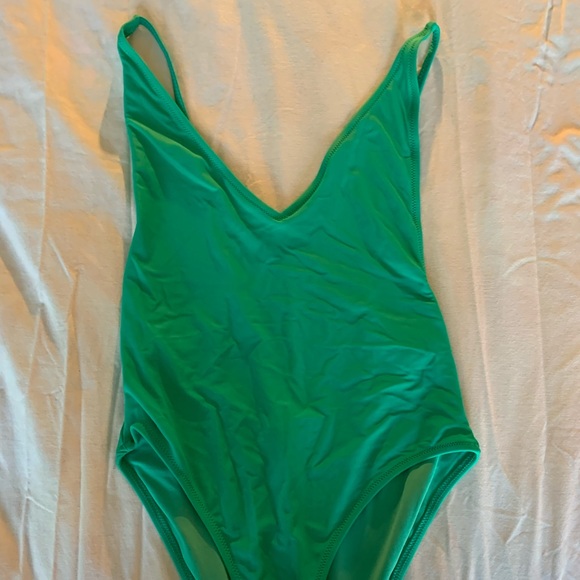 NWT Topshop one piece turquoise swimsuit. - Picture 2 of 6